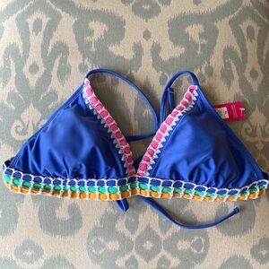 Bikini top with crochet